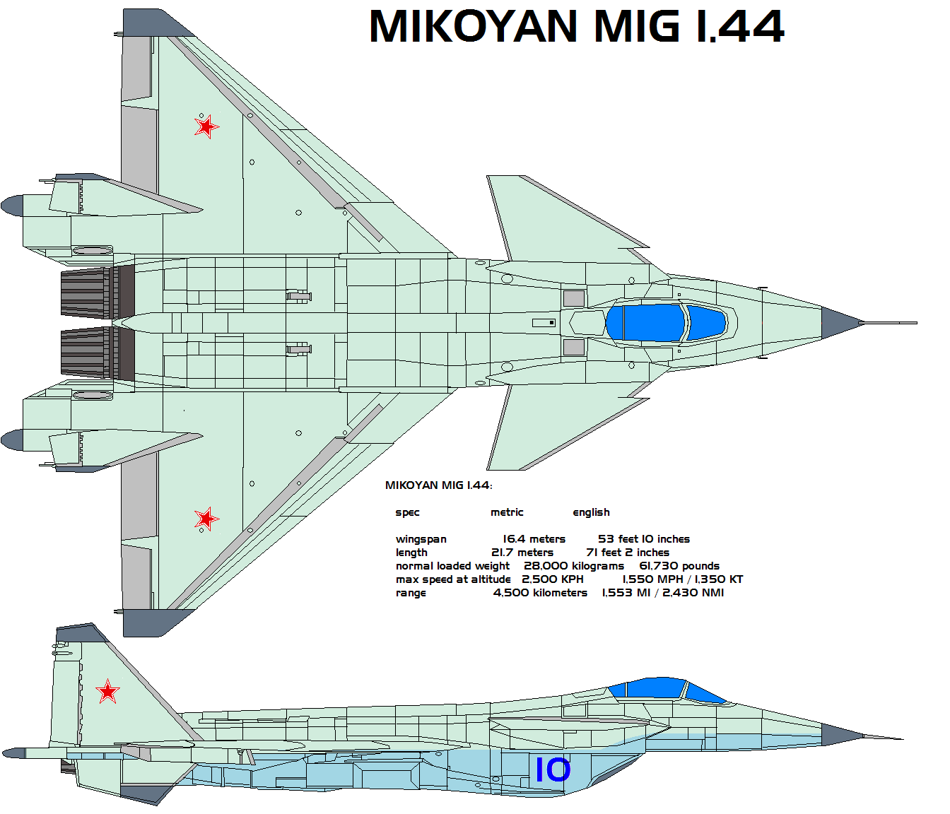 Mikoyan MiG 1.44 MFI by bagera3005 on DeviantArt