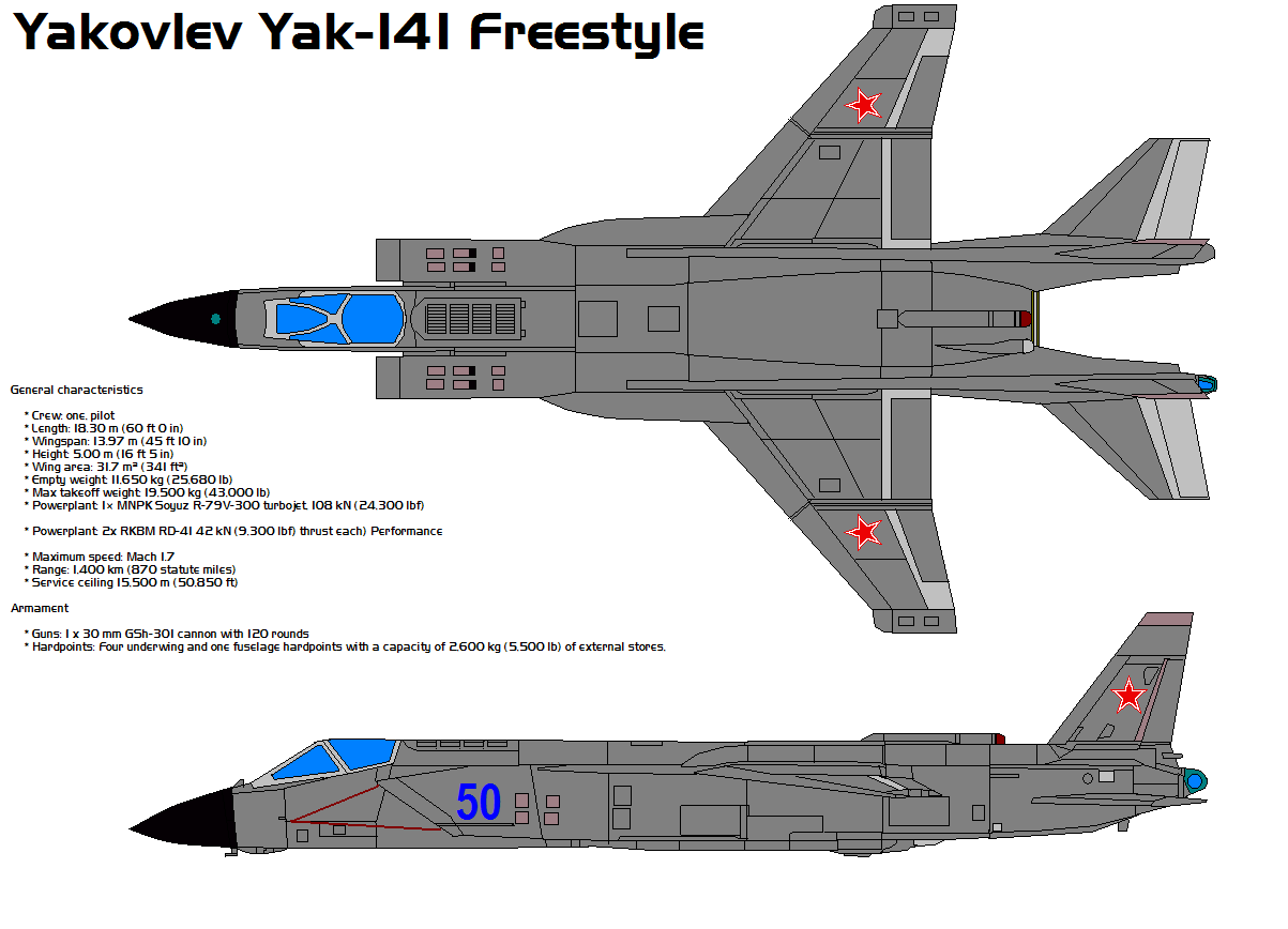 Yakovlev Yak-141 Freestyle