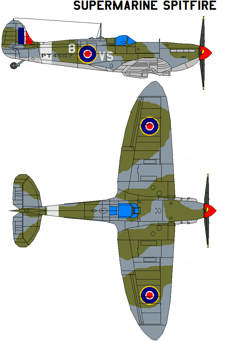 Supermarine Spitfire by bagera3005 on DeviantArt