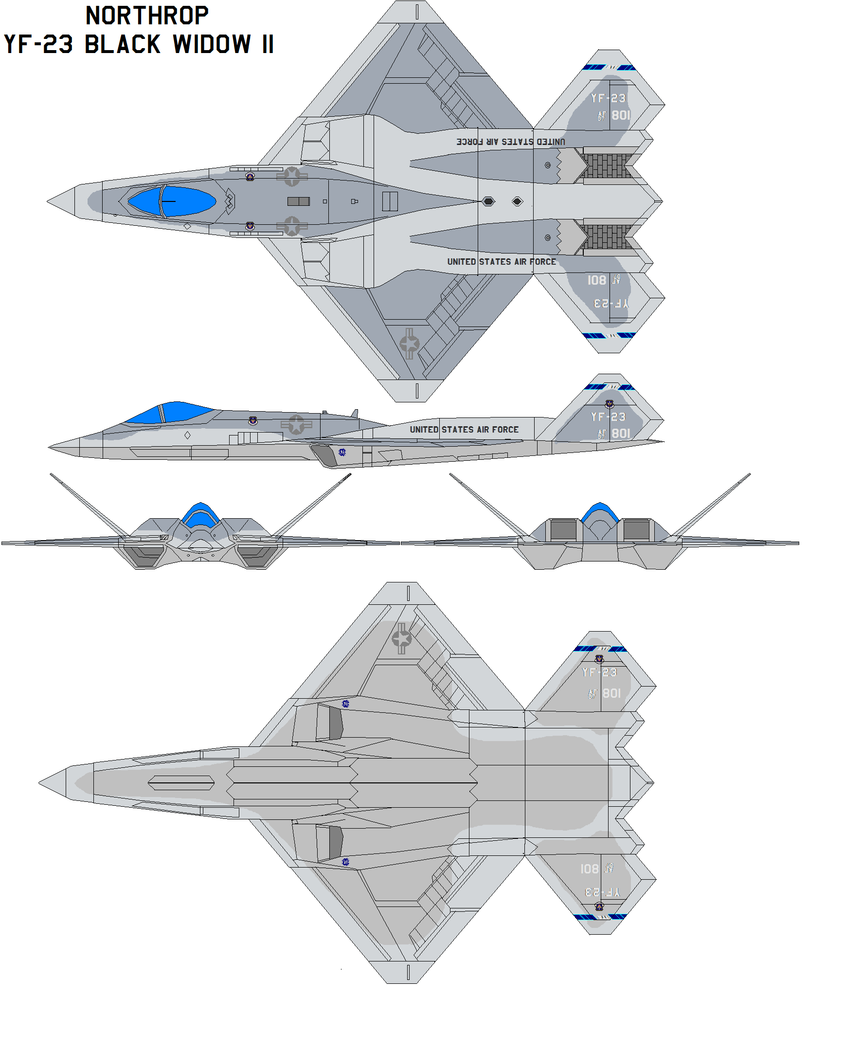 YF-23 Black Widow II