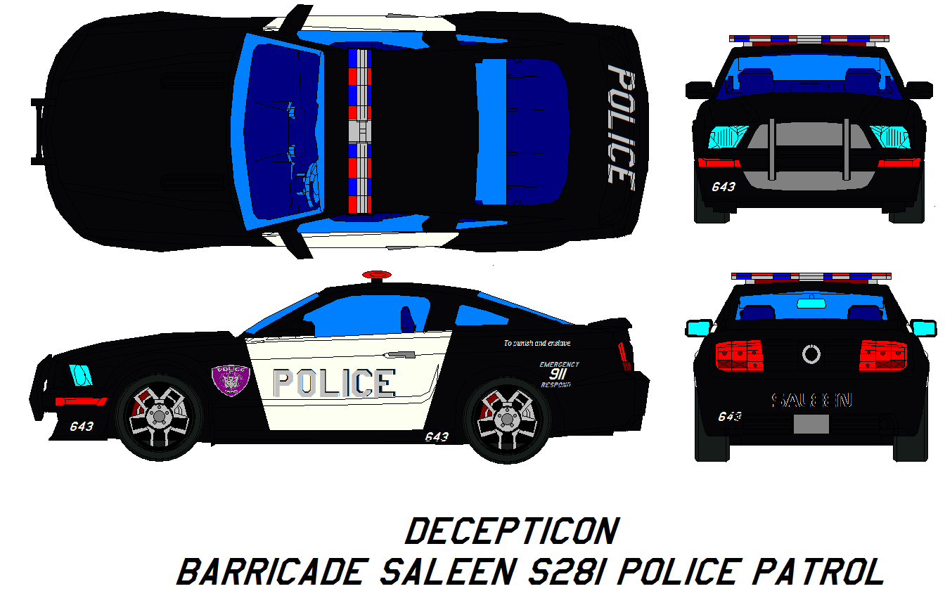 Cop top car decepticon