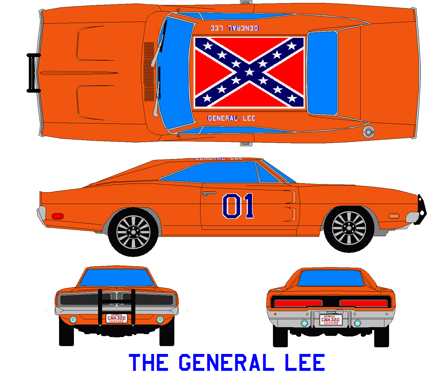 The General Lee by bagera3005 on DeviantArt