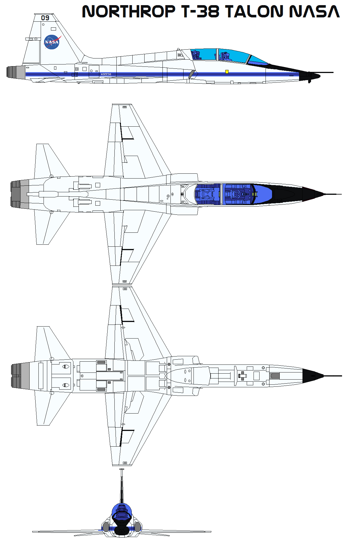 Northrop t-38 talon NASA