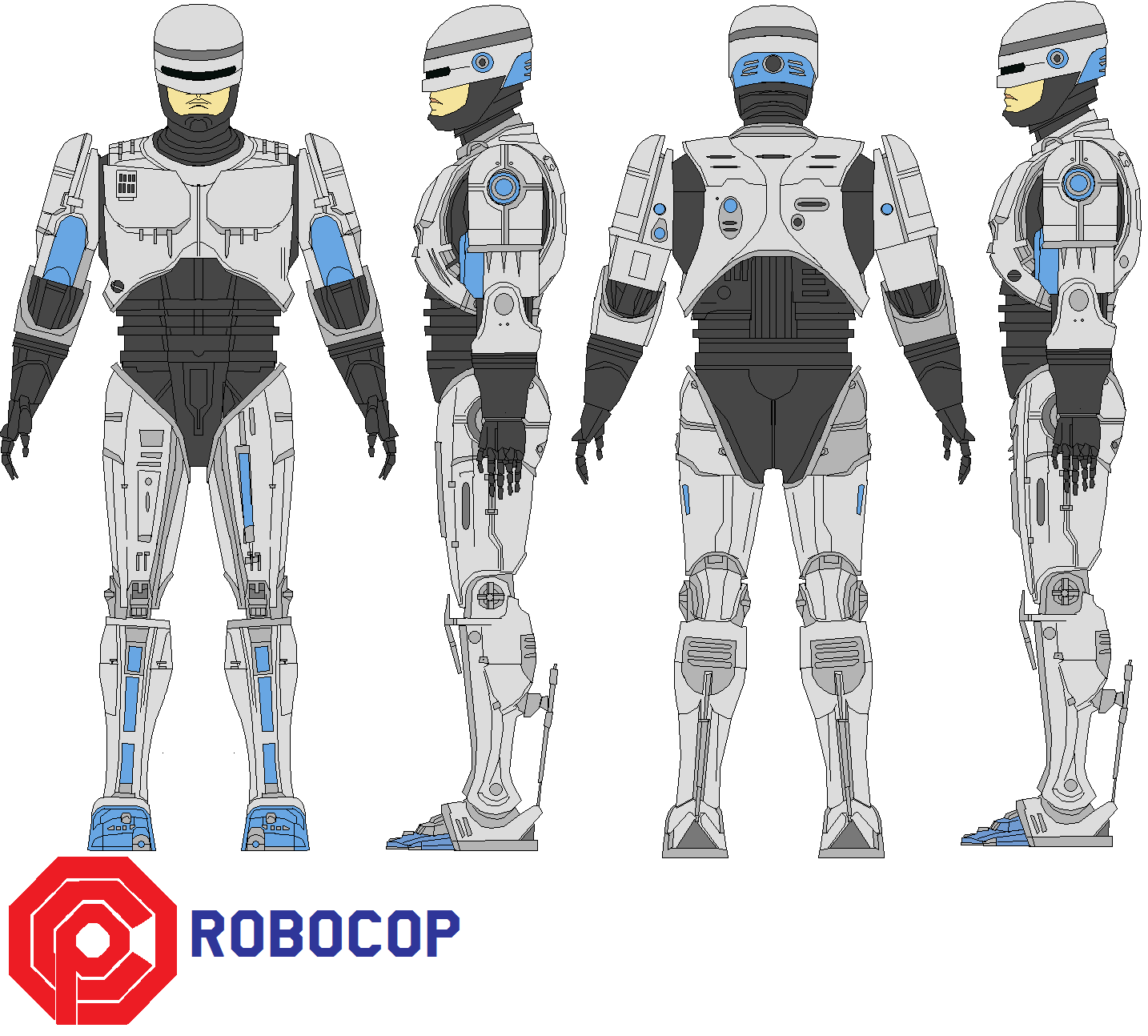 Robocop Rear View RoboCop by bagera3005 on DeviantArt