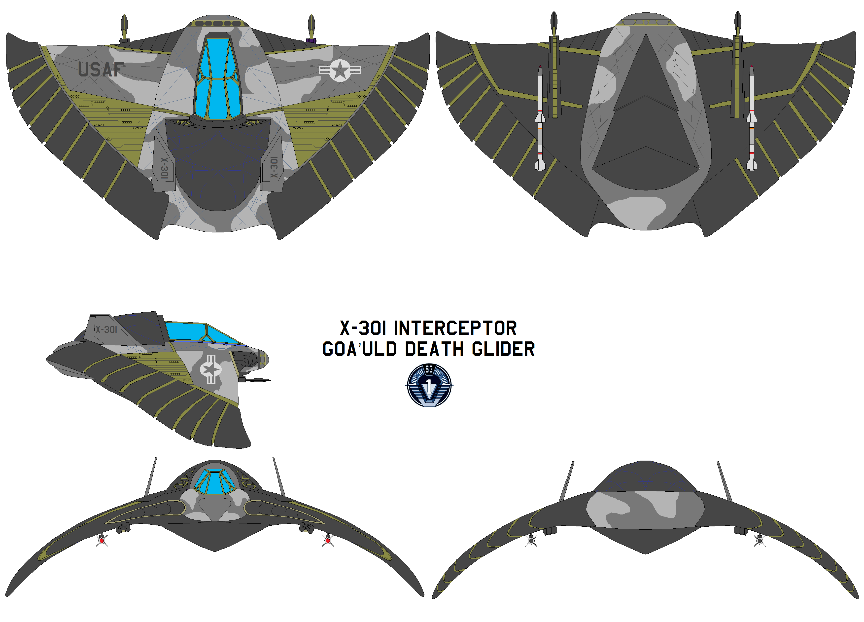 Goa uld Death Glider X-301