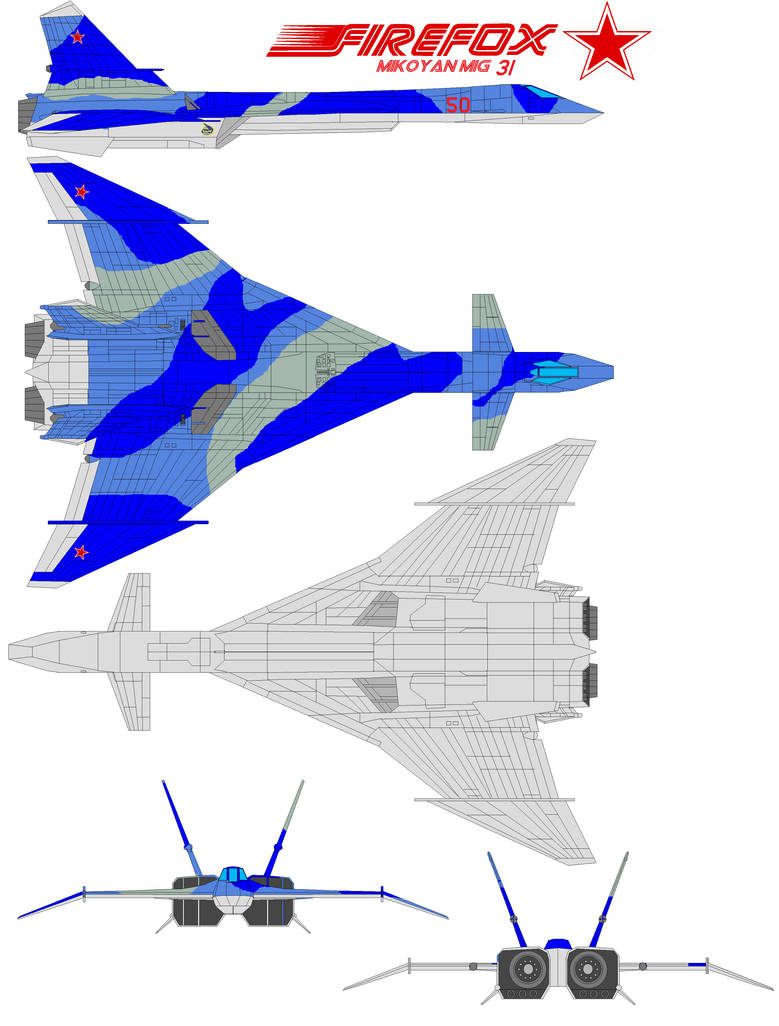Firefox mig-31 moden by bagera3005 on DeviantArt