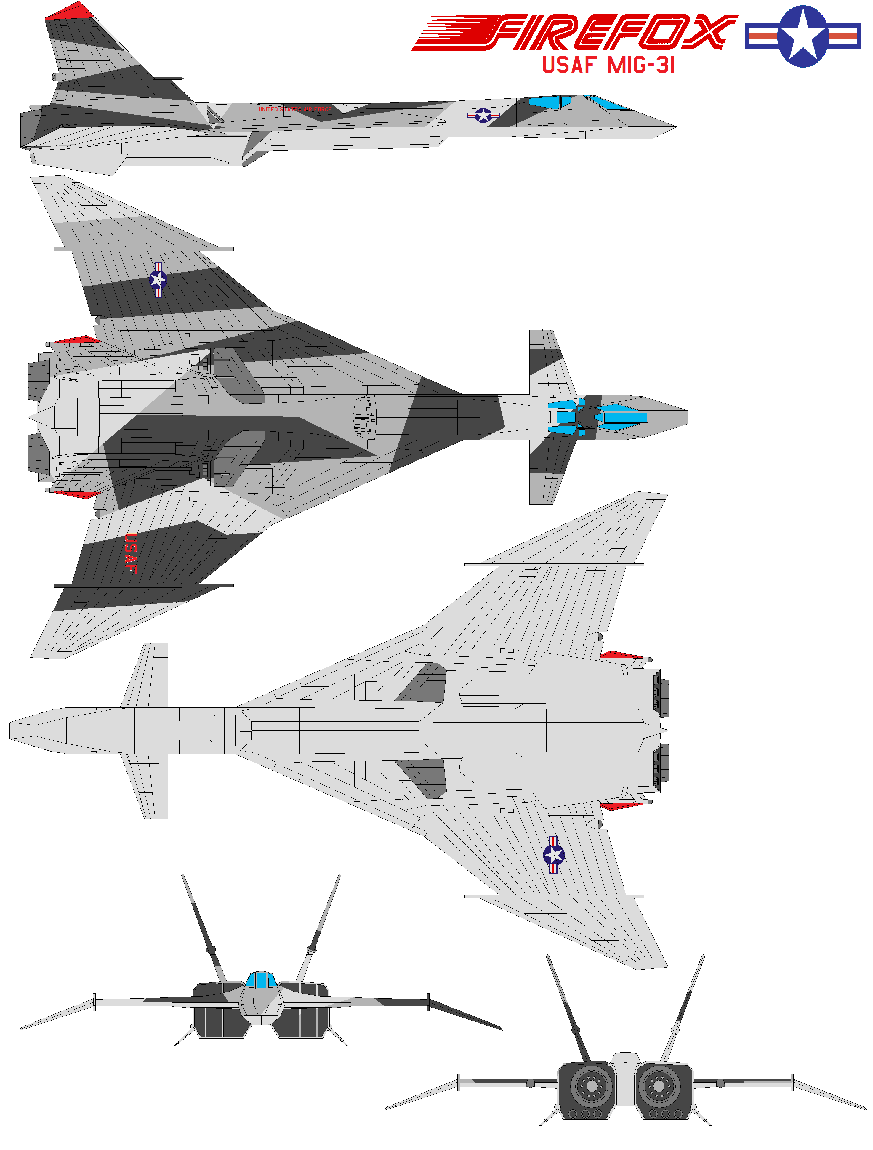 Firefox mig-31 USAF by bagera3005 on DeviantArt