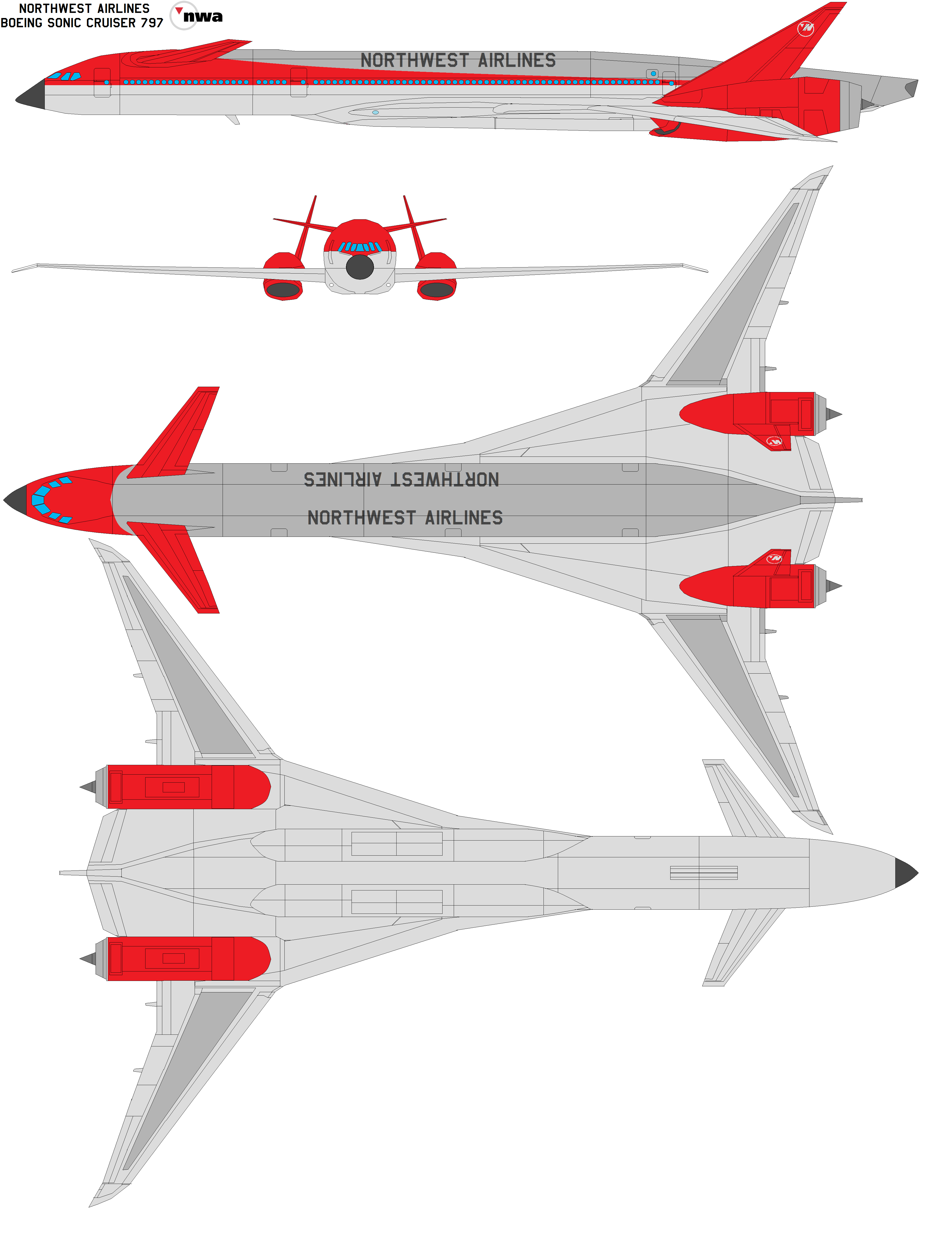 Boeing Sonic Cruiser NWA