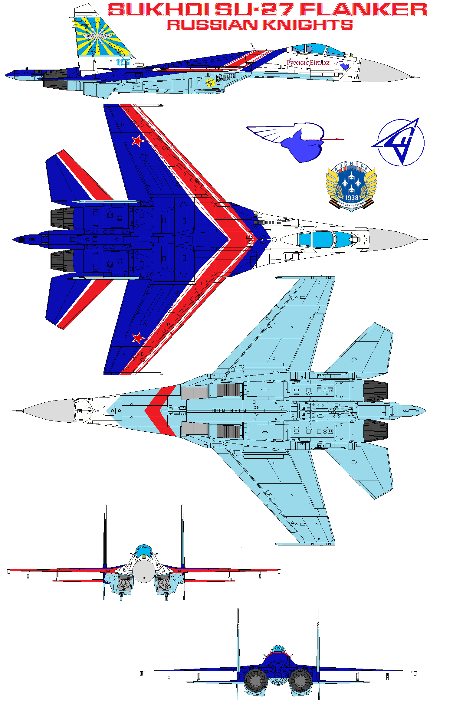 Sukhoi Su-27 Russian Knights