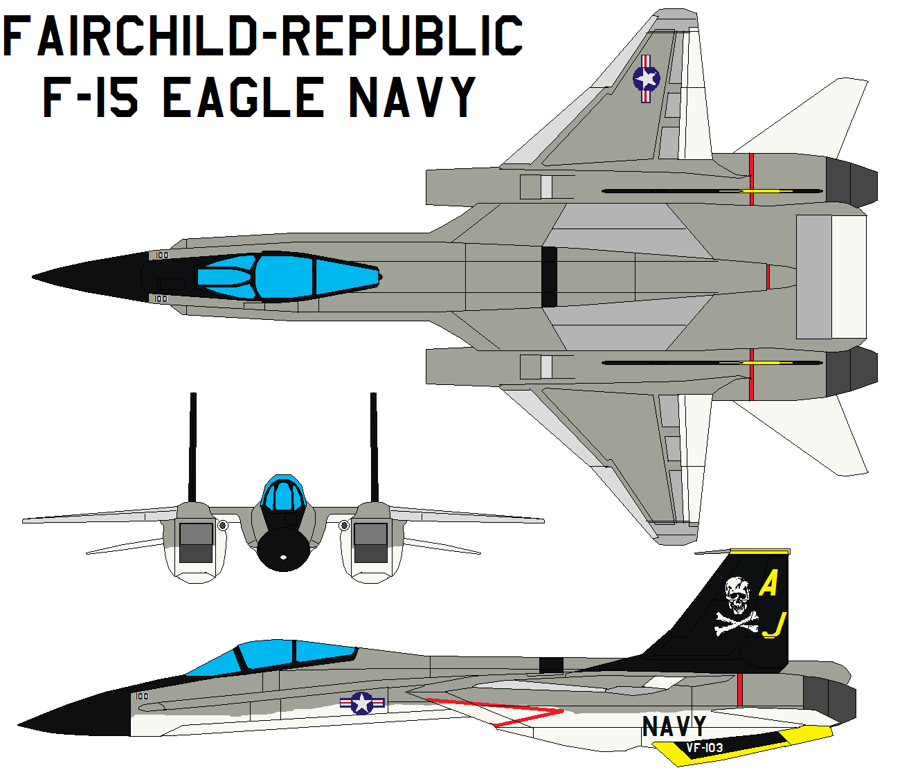 Fairchild F-15 Eagle NAVY