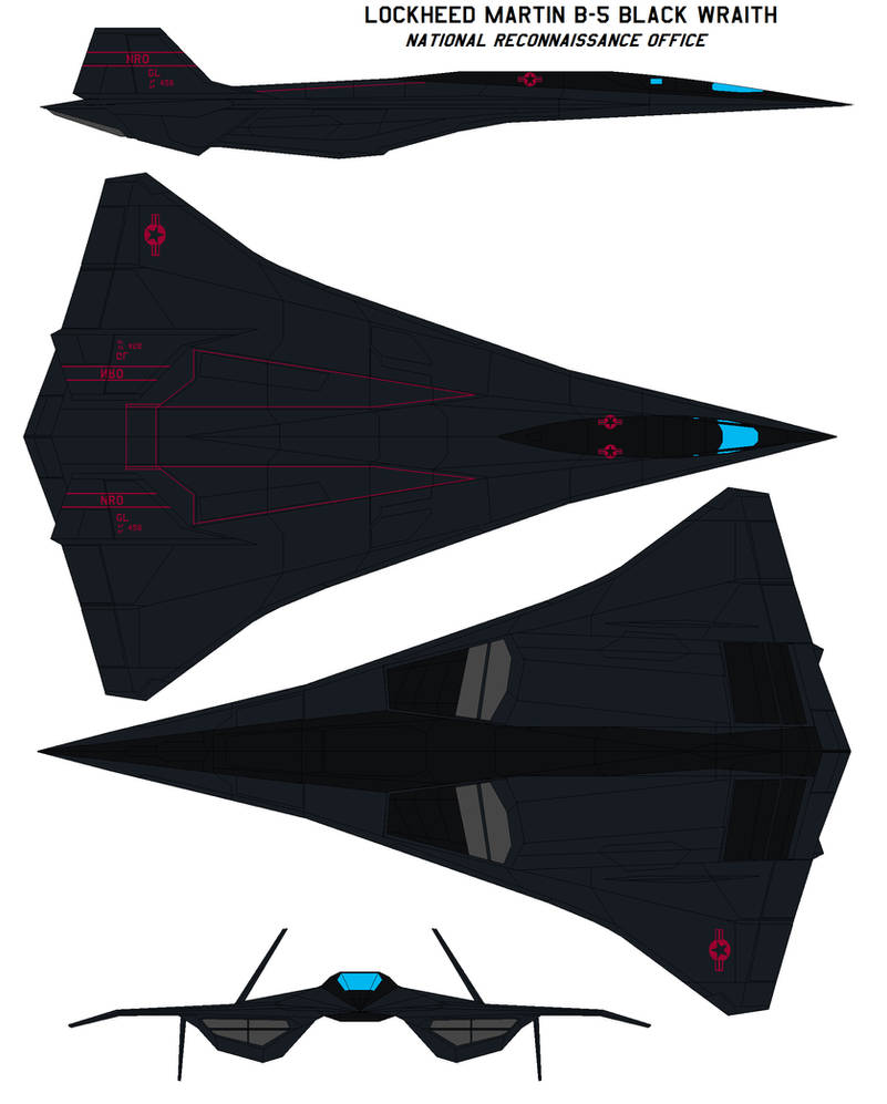Lockheed b-5 Black Wraith NRO by bagera3005 on DeviantArt