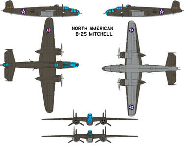 North American B-25j Mitchell