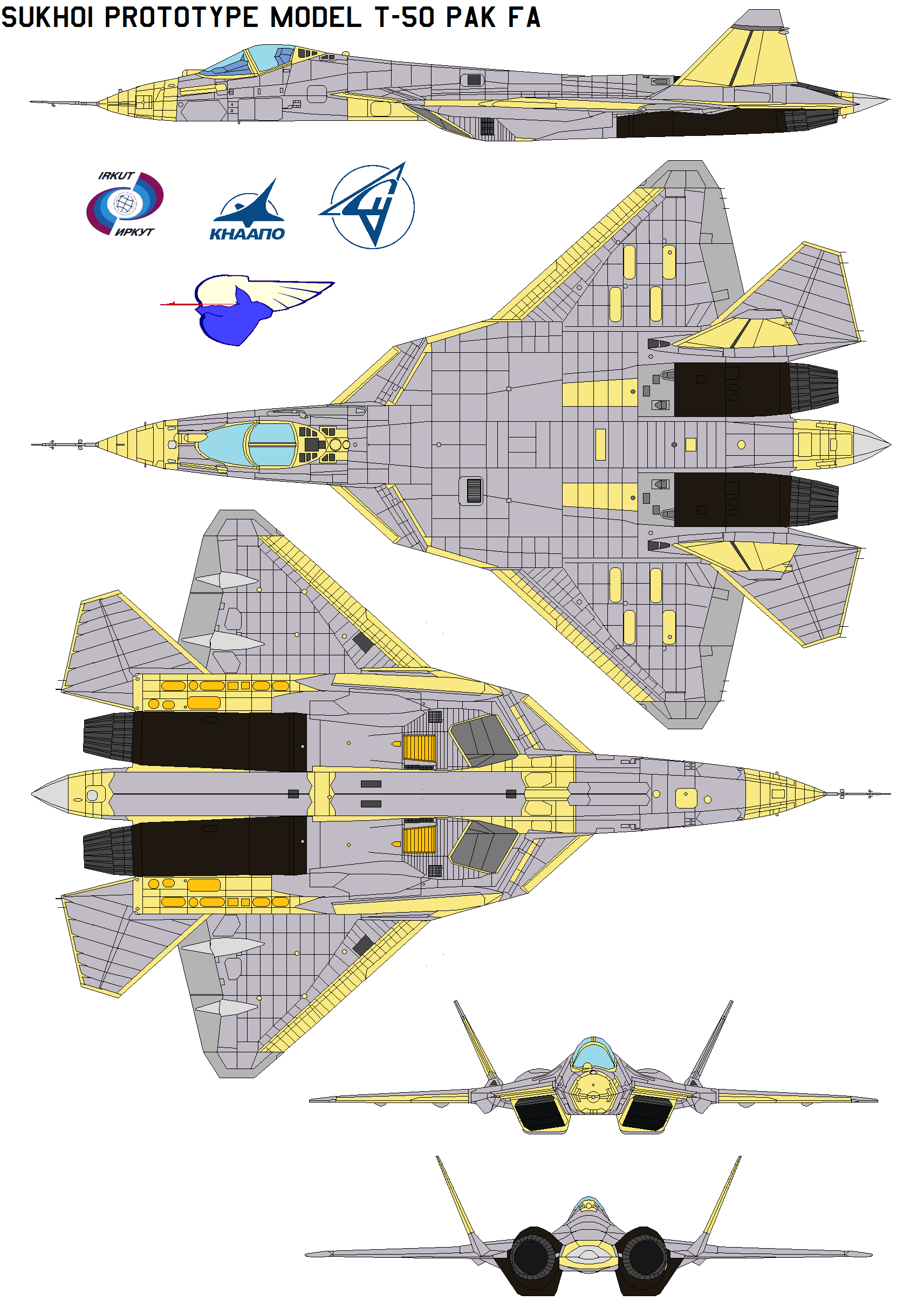 Sukhoi Prototype model T-50