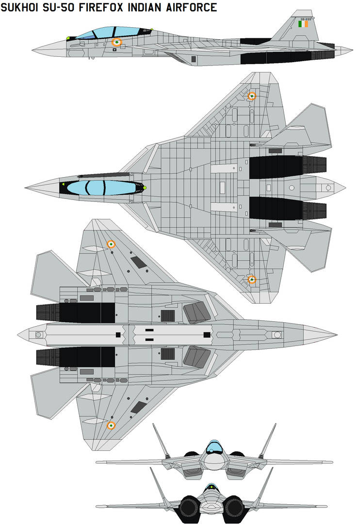 Sukhoi SU-50 firefox indian by bagera3005 on DeviantArt