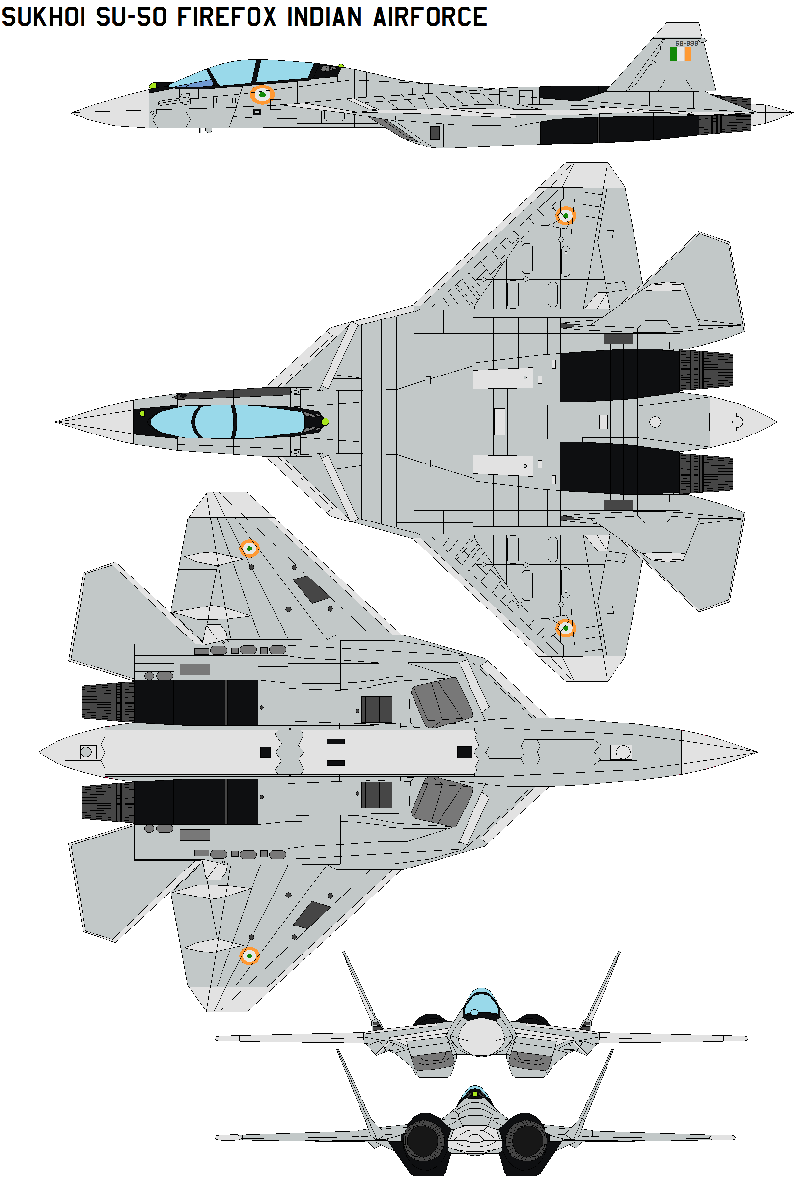 Sukhoi SU-50 firefox indian