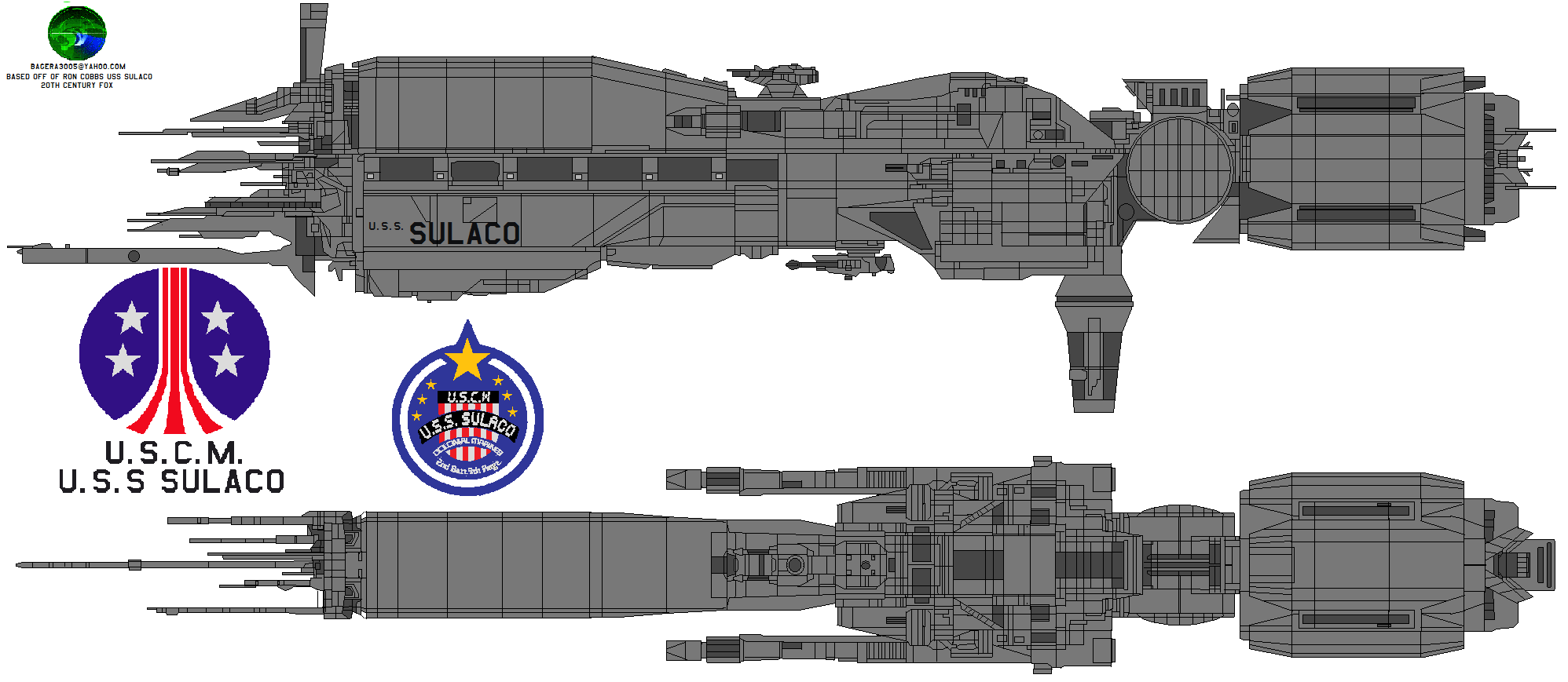 USS Sulaco By Bagera3005 On DeviantArt uss-sulaco-by-bagera3005-on-deviantart