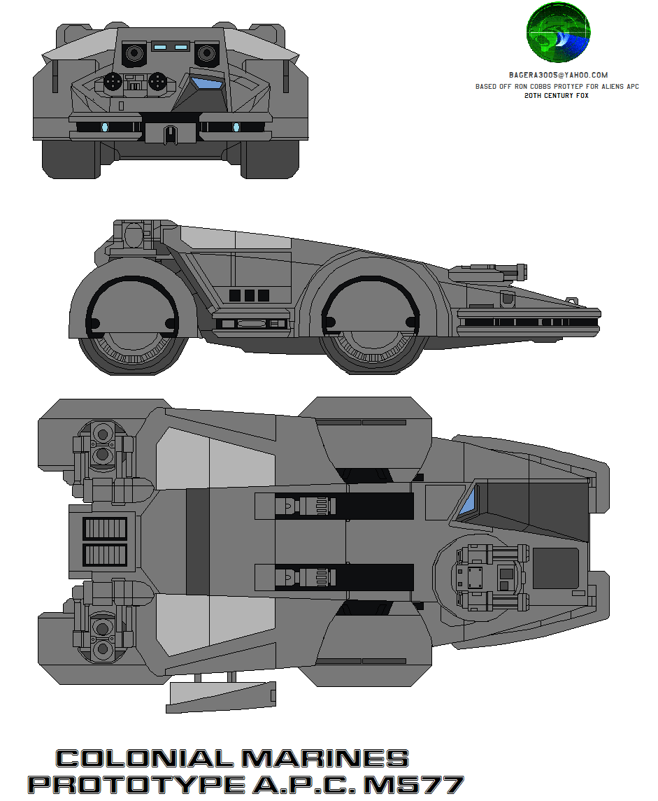 prototype A.P.C. M577 aliens
