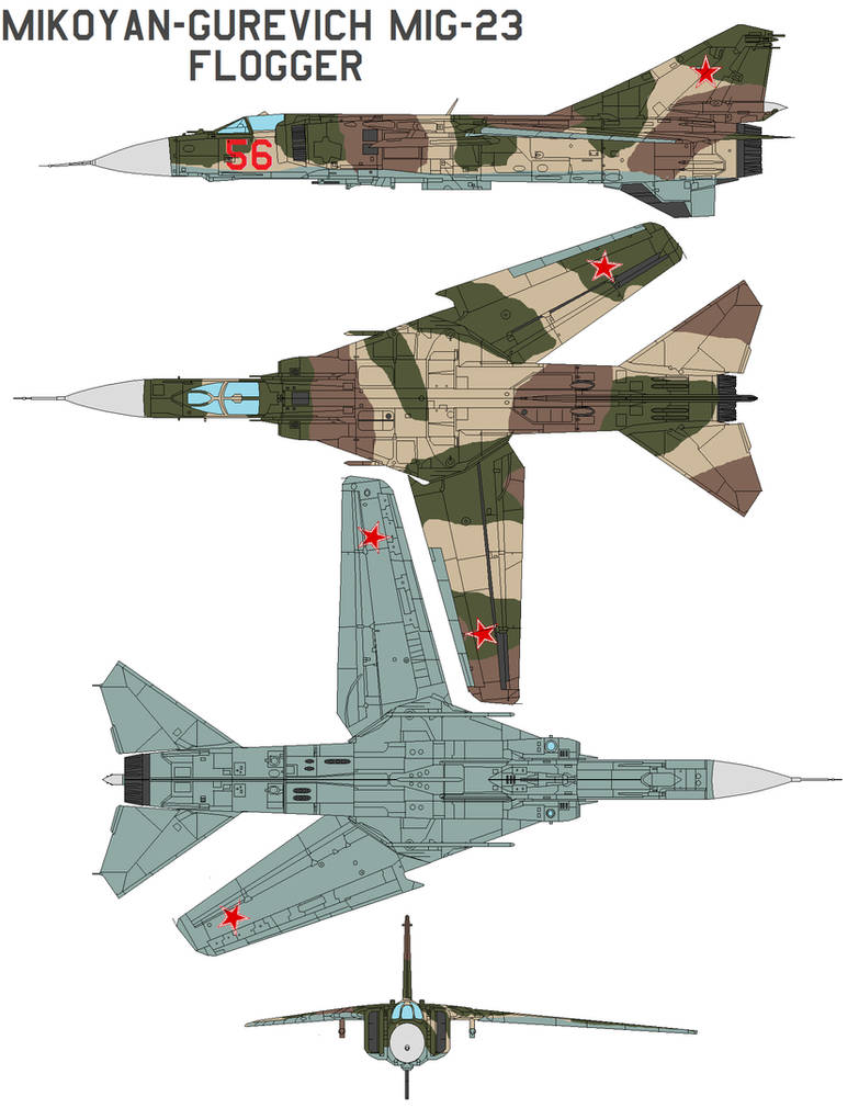 MikoyanGurevich MiG 23 Flogger By Bagera3005 On DeviantArt mikoyangurevich-mig-23-flogger-by-bagera3005-on-deviantart