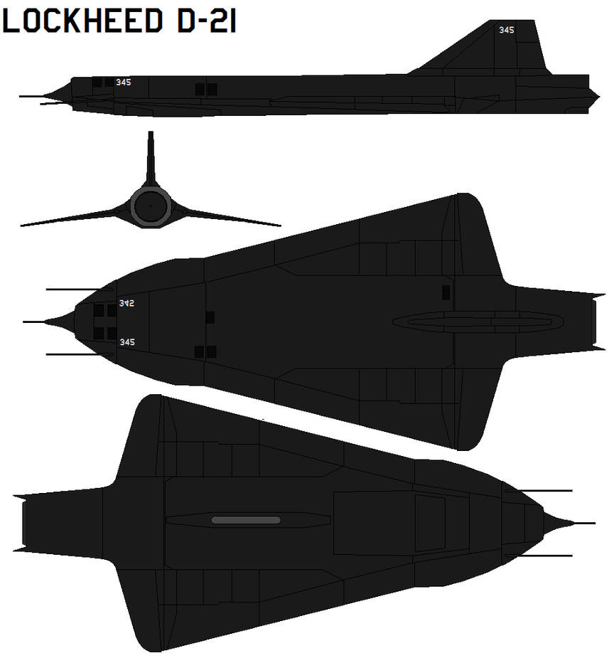 Lockheed D-21 by bagera3005 on DeviantArt