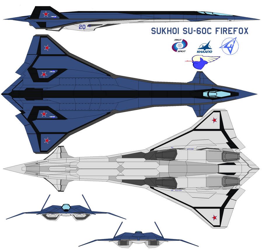 Sukhoi SU-60C firefox by bagera3005 on DeviantArt