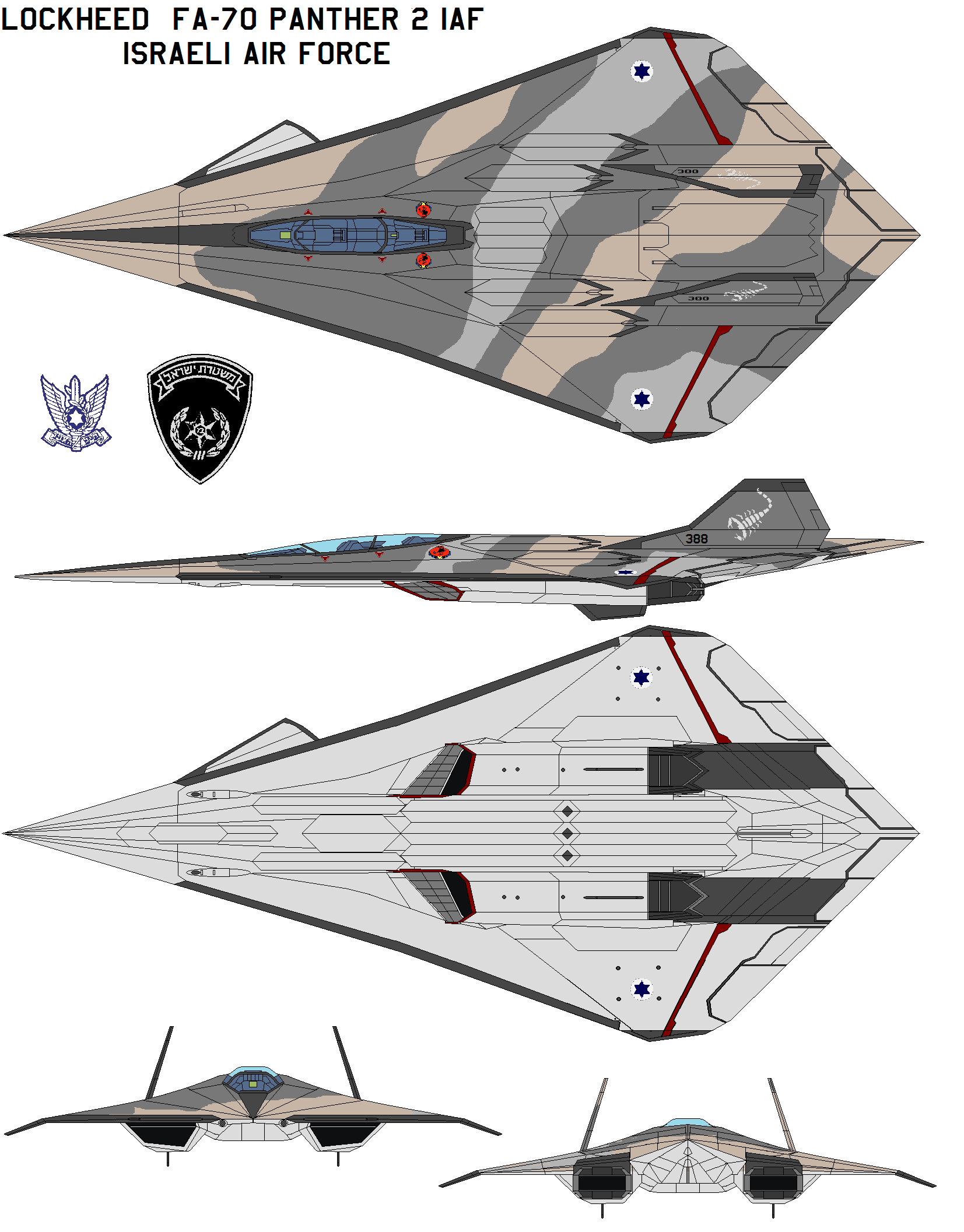 Lockheed FA-70 Panther 2 IAF by bagera3005 on DeviantArt
