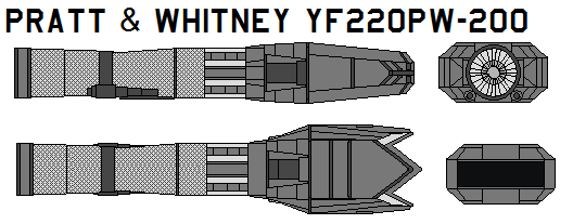 Pratt an Whitney YF220pw 200