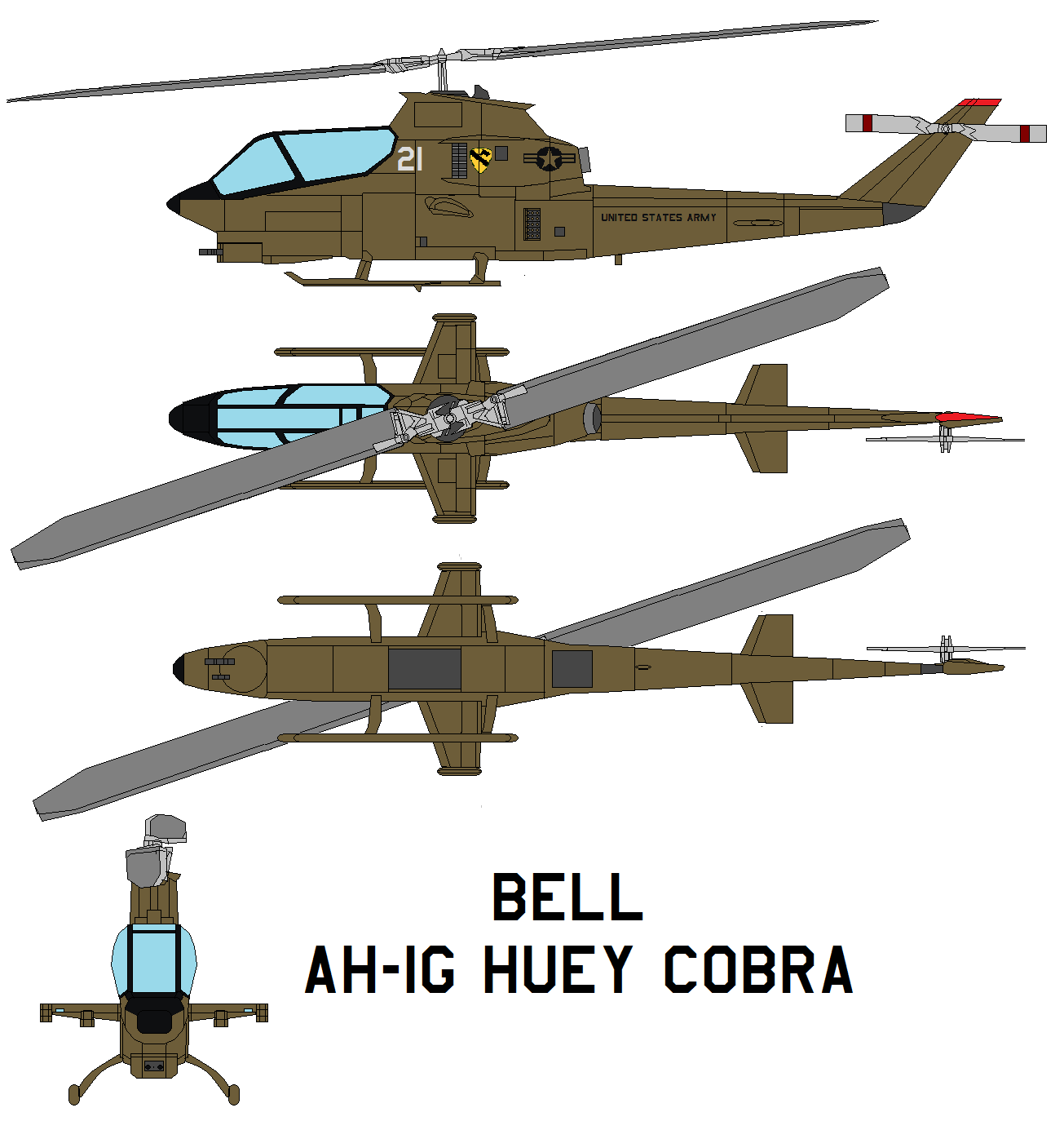 Bell AH 1G Huey Cobra By Bagera3005 On DeviantArt bell-ah-1g-huey-cobra-by-bagera3005-on-deviantart