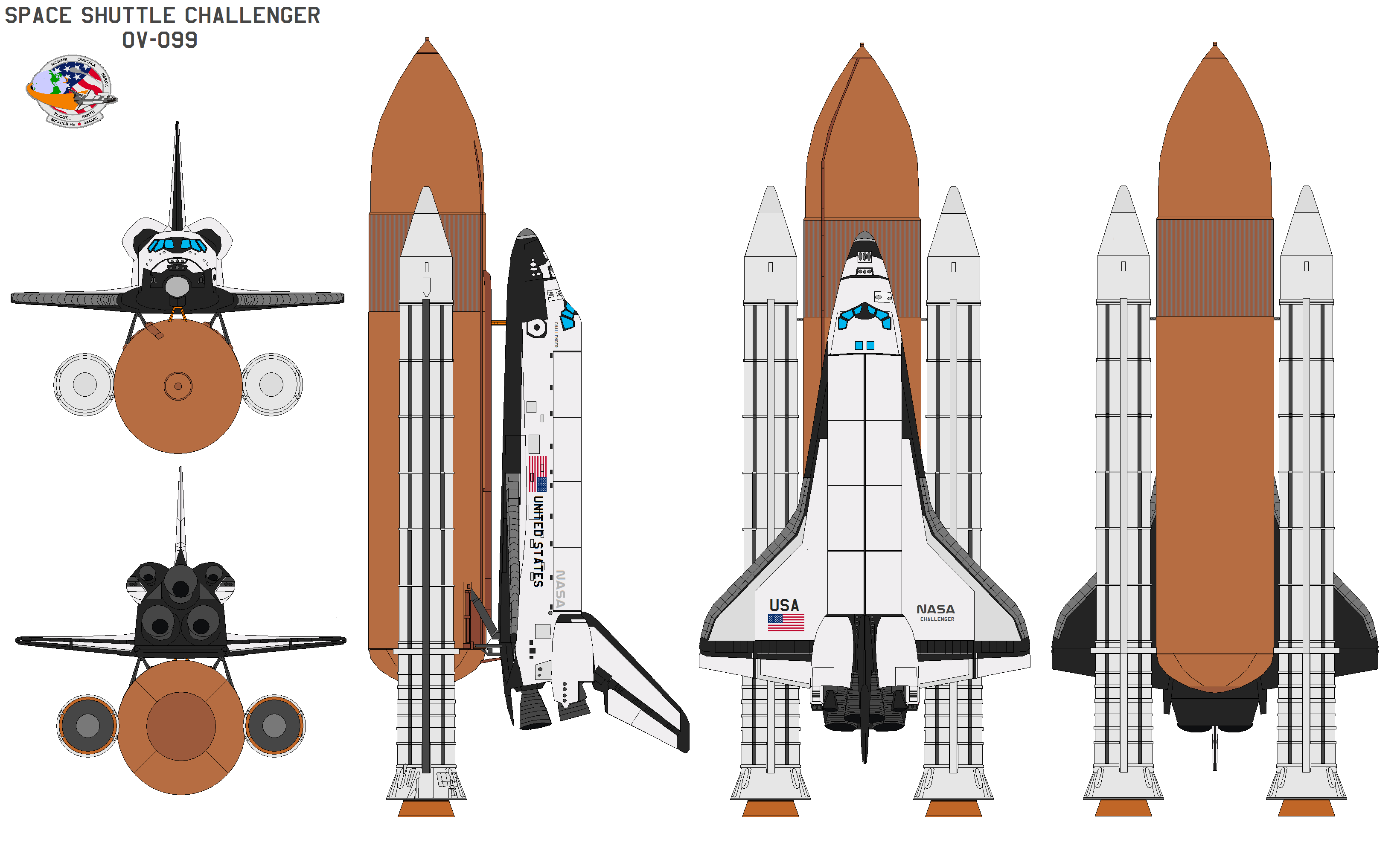 Shuttle Challenger OV-099 by bagera3005 on DeviantArt