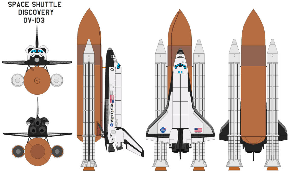 Shuttle Discovery OV-103 by bagera3005 on DeviantArt