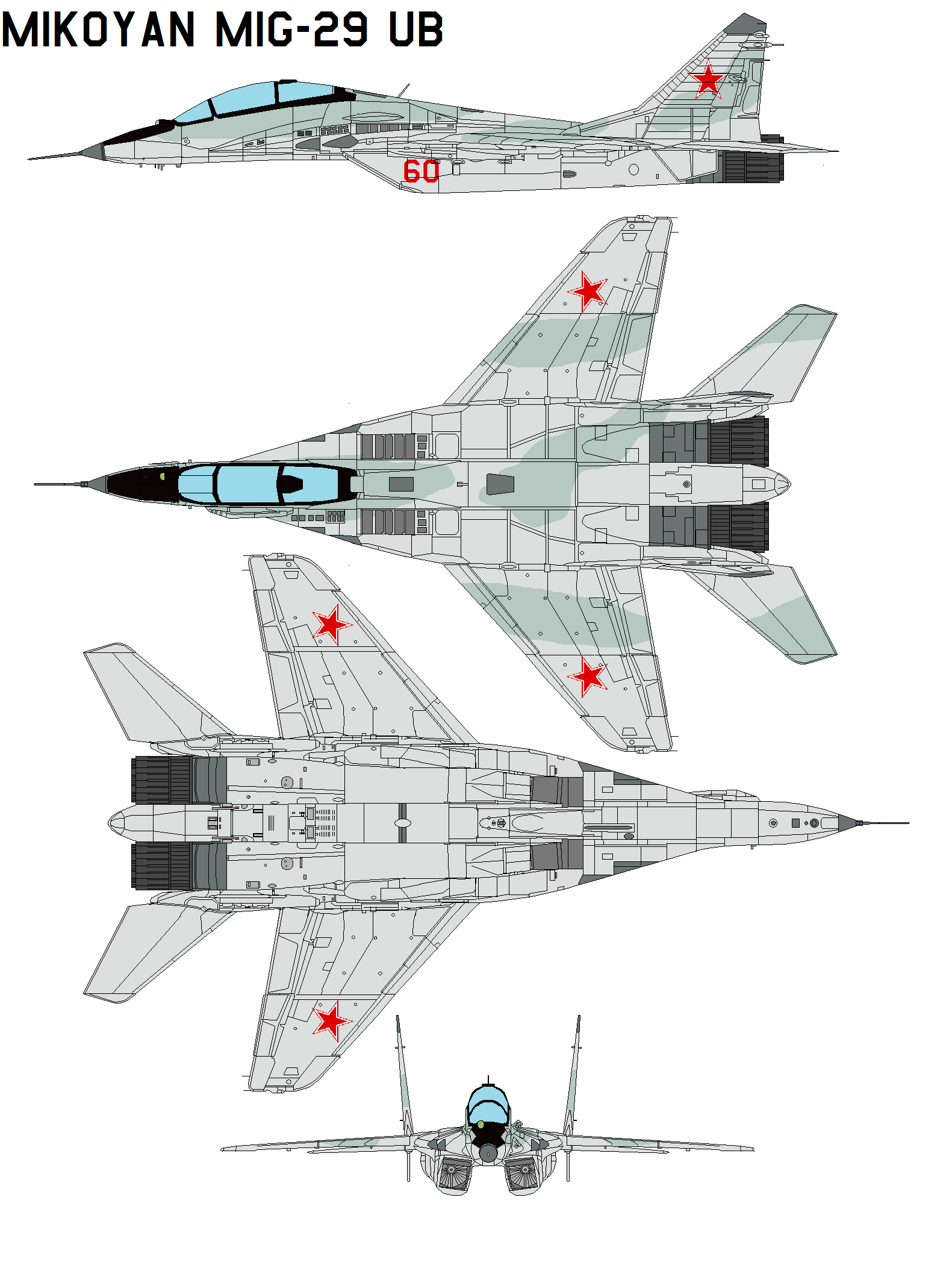 Mikoyan MiG-29 ub by bagera3005 on DeviantArt