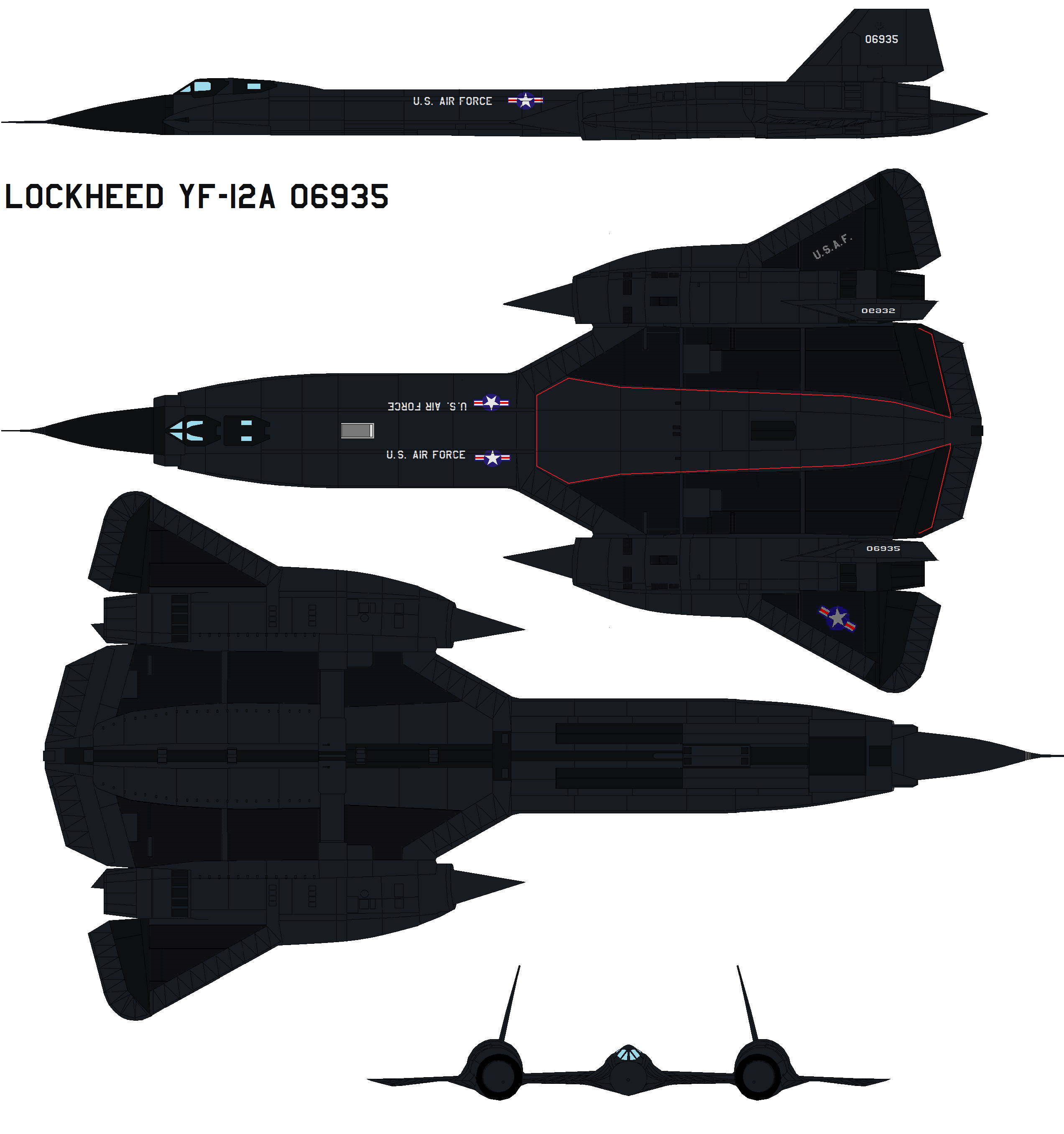 Lockheed YF-12A 06935