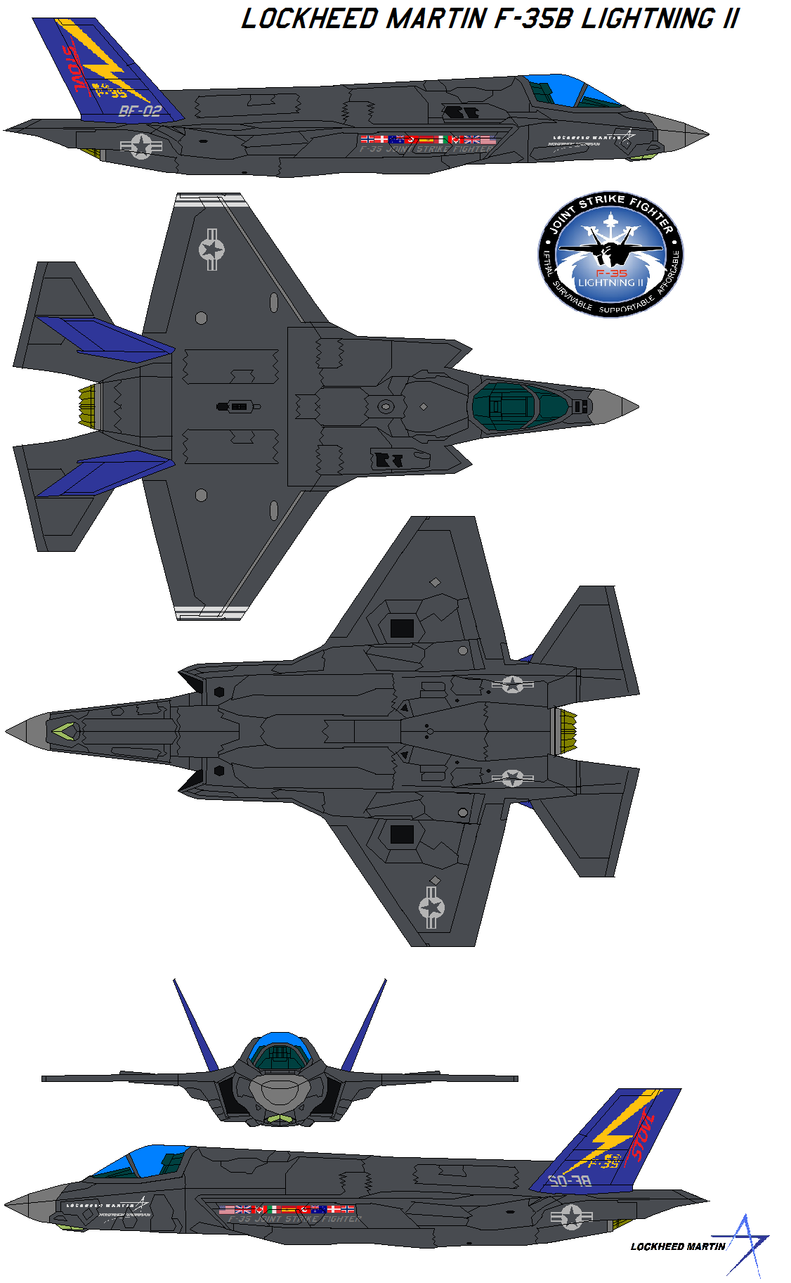 Lockheed F-35B Lightning II by bagera3005 on DeviantArt