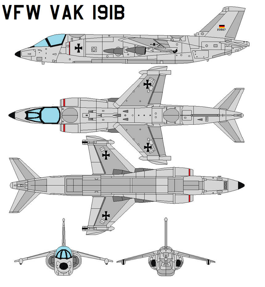 VFW VAK 191B by bagera3005 on DeviantArt