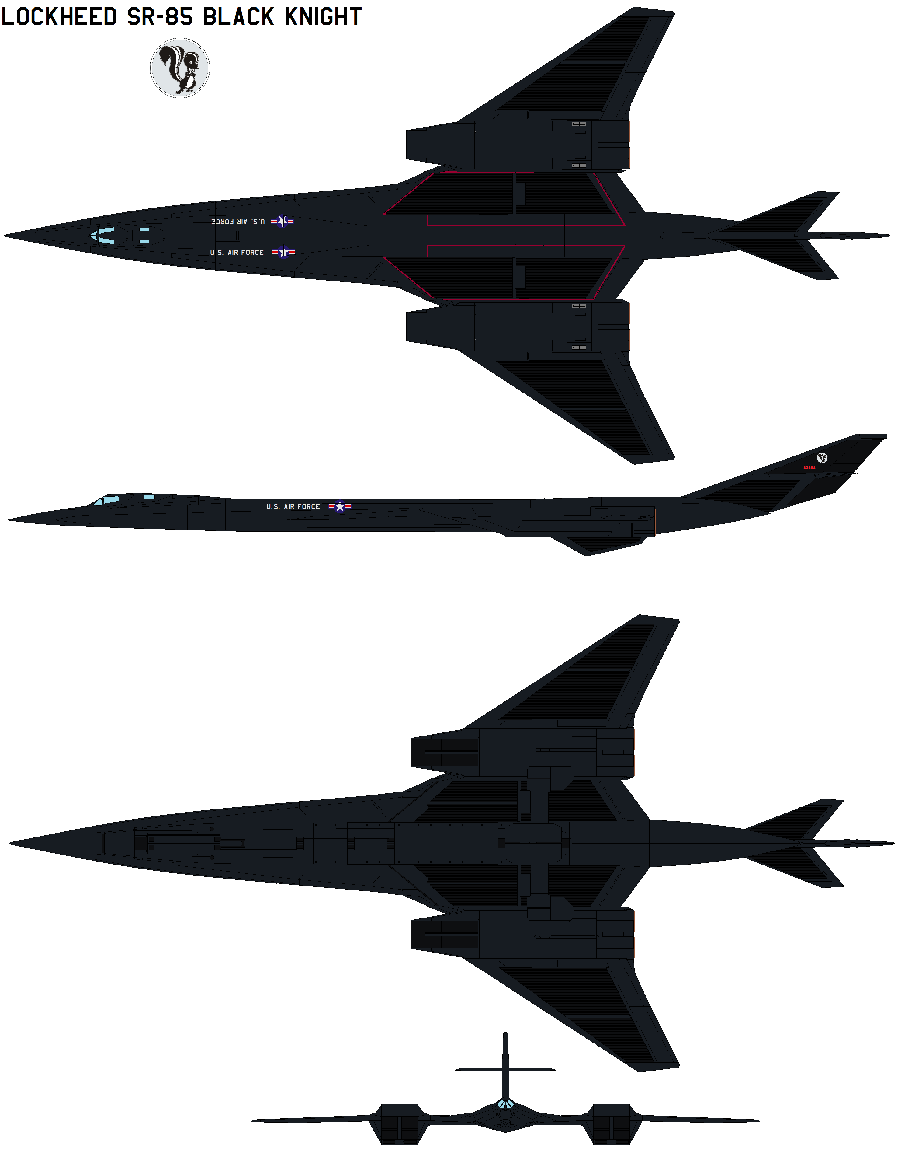 lockheed SR-85 black knight by bagera3005 on DeviantArt