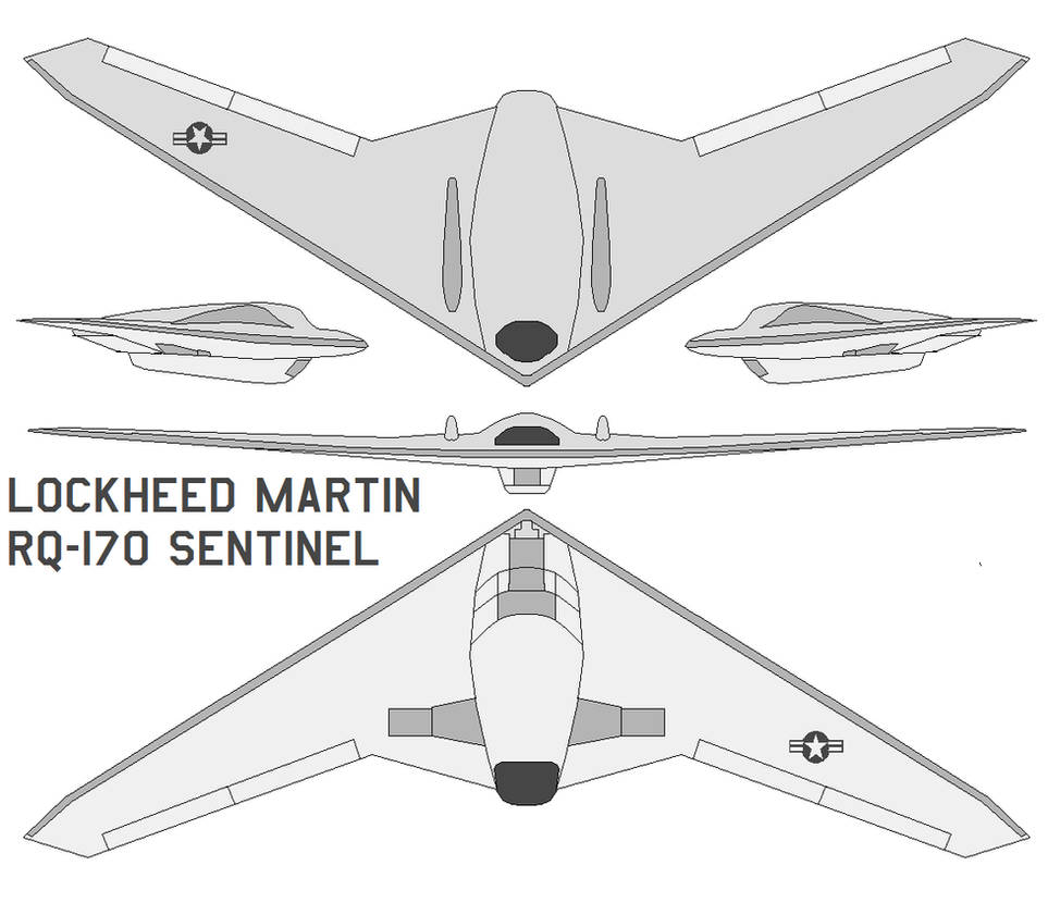Lockheed Martin RQ-170 Sentinel by bagera3005 on DeviantArt