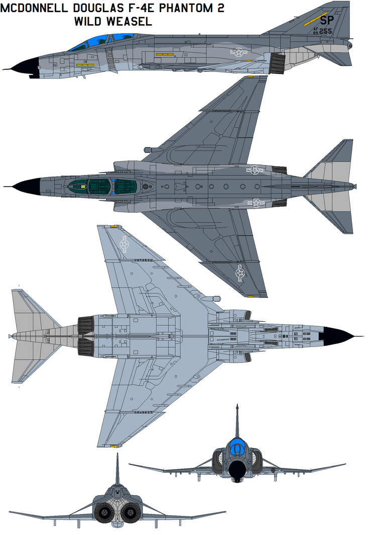 F-4 Phantom II Drawing by Chris Dang