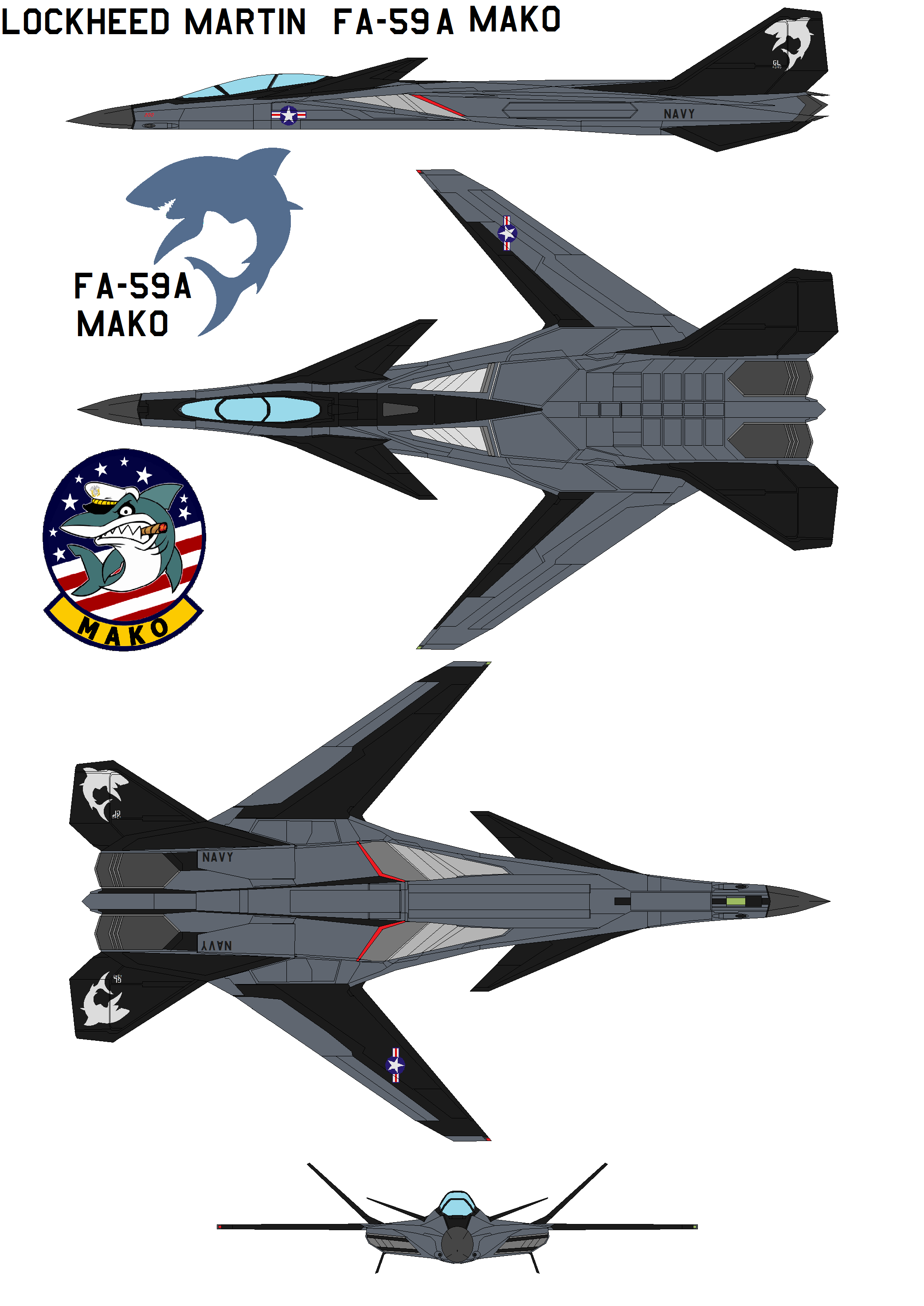 Lockheed Martin FA-59A Mako by bagera3005 on DeviantArt