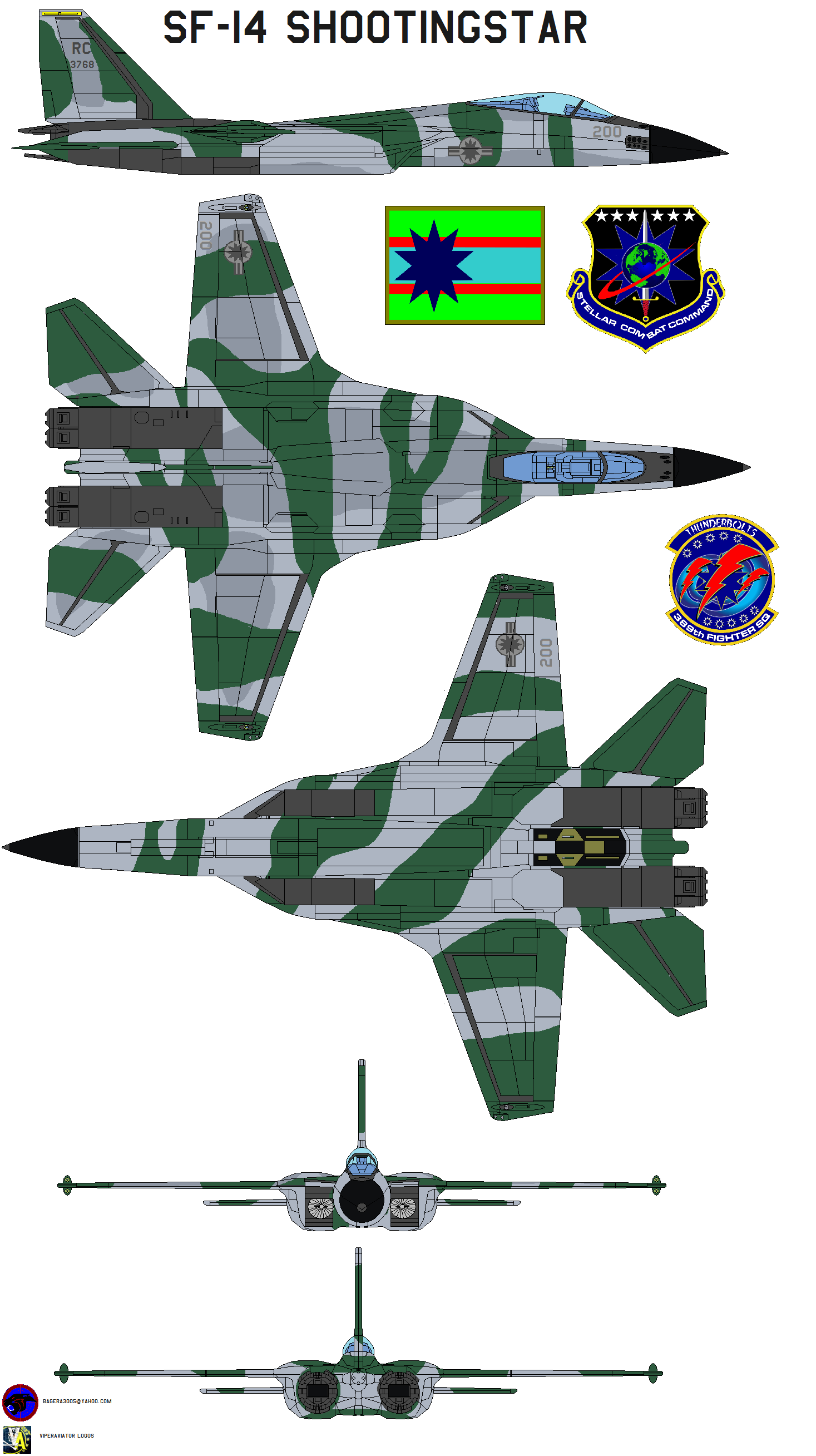 SF-14 Shootingstar  aggressor 3