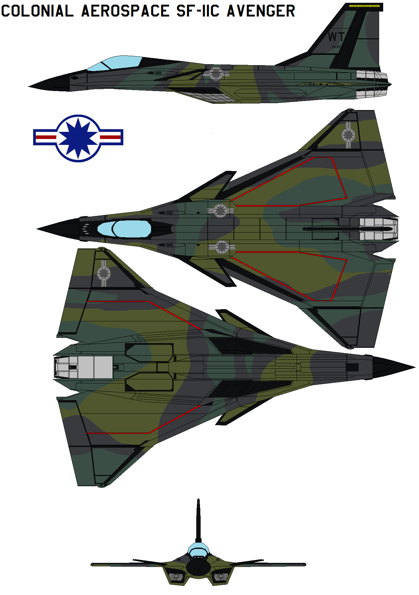 Colonial Aerospace SF-11C Avenger forest