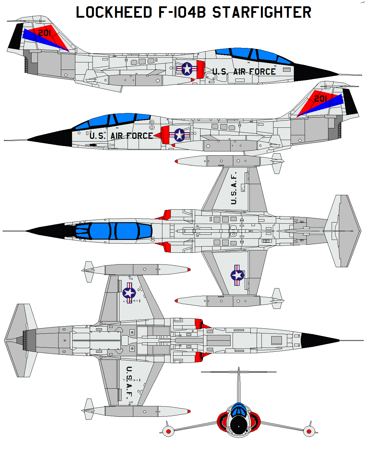 Lockheed F-104B starfighter