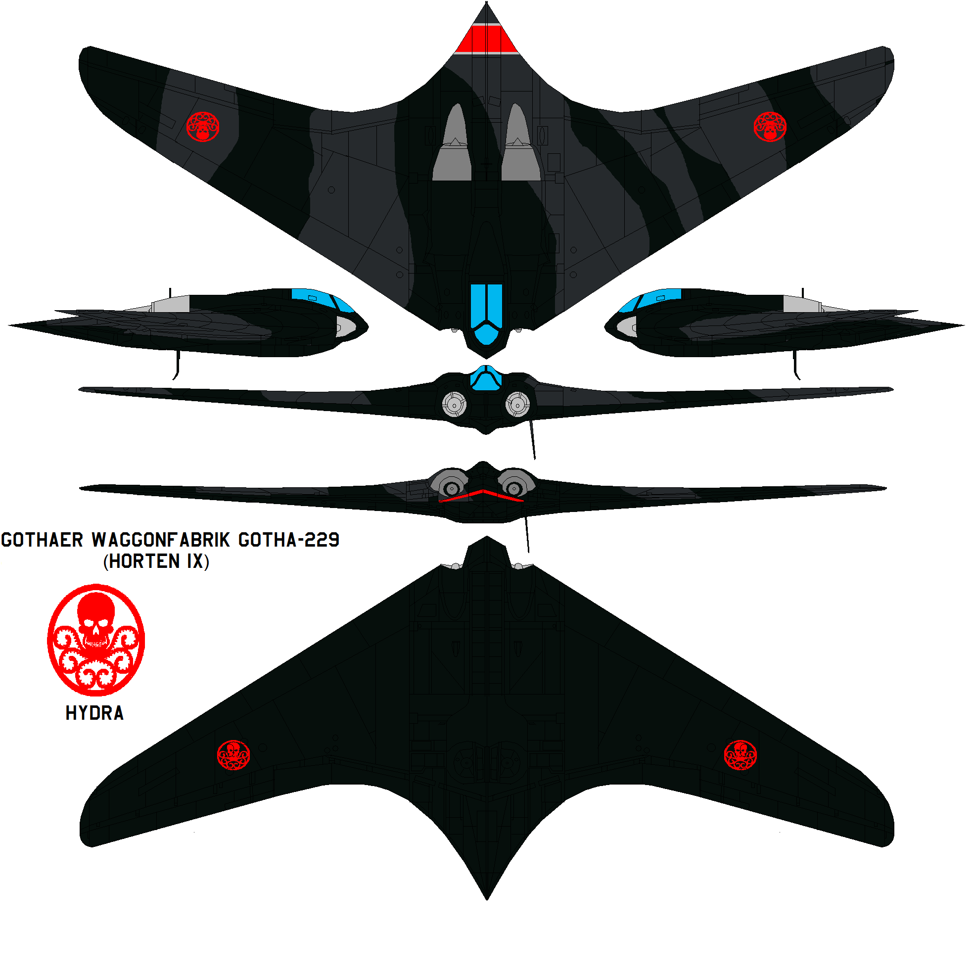 Gothaer Waggonfabrik Gotha 229 Horten Ix Hydra By Bagera3005 On Deviantart Gothaer Waggonfabrik Gotha 229 Horten Ix Hydra By Bagera3005 On Deviantart