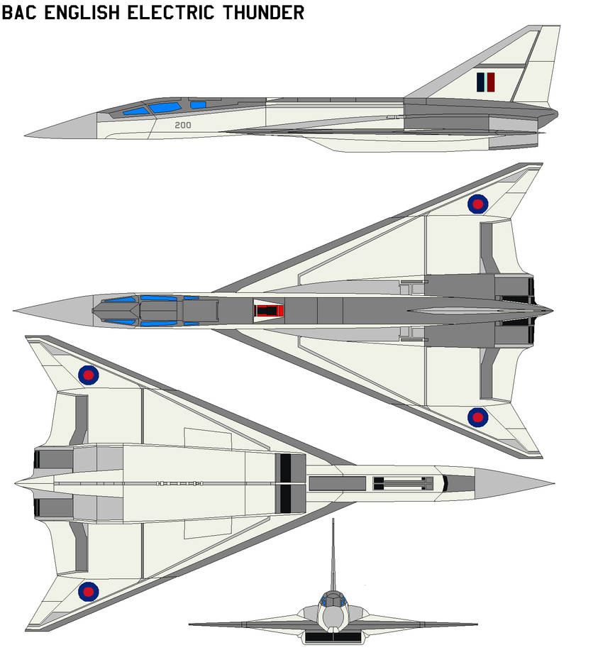 BAC English Electric Thunder by bagera3005