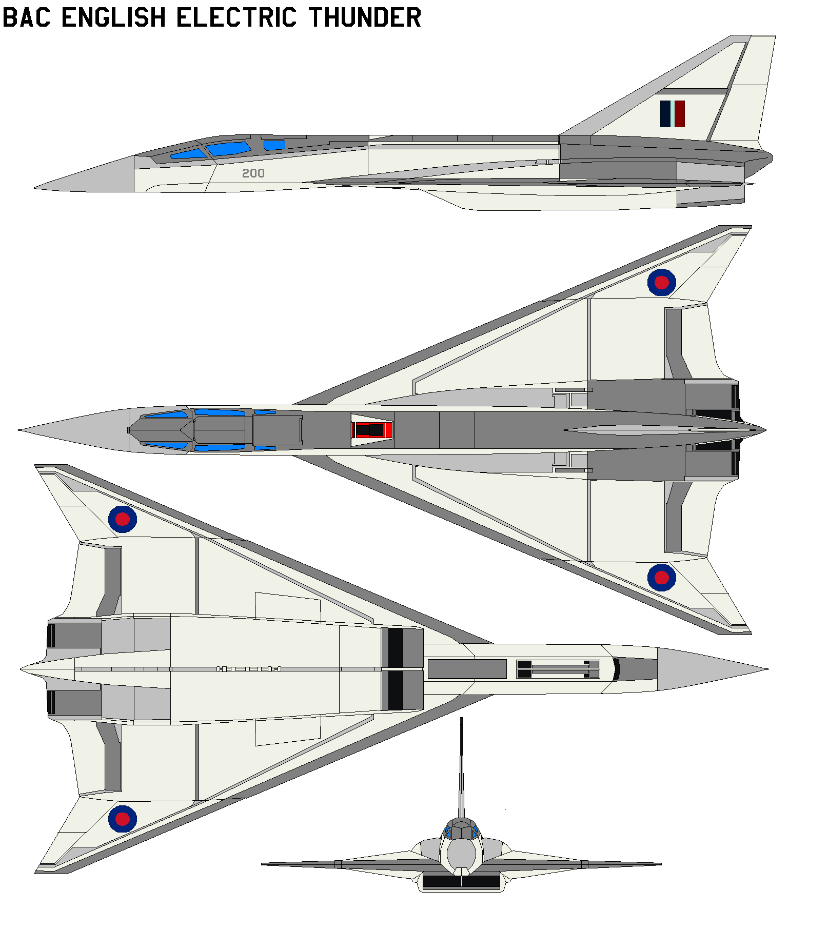 BAC English Electric Thunder by bagera3005