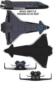 Space shuttle  Grissom OX-131 USAF