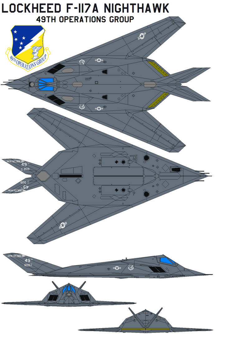 Lockheed F-117A Nighthawk 49th OG by bagera3005 on DeviantArt