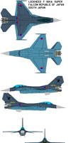 Lockheed  f-16kia  super falcon Republic of Ja