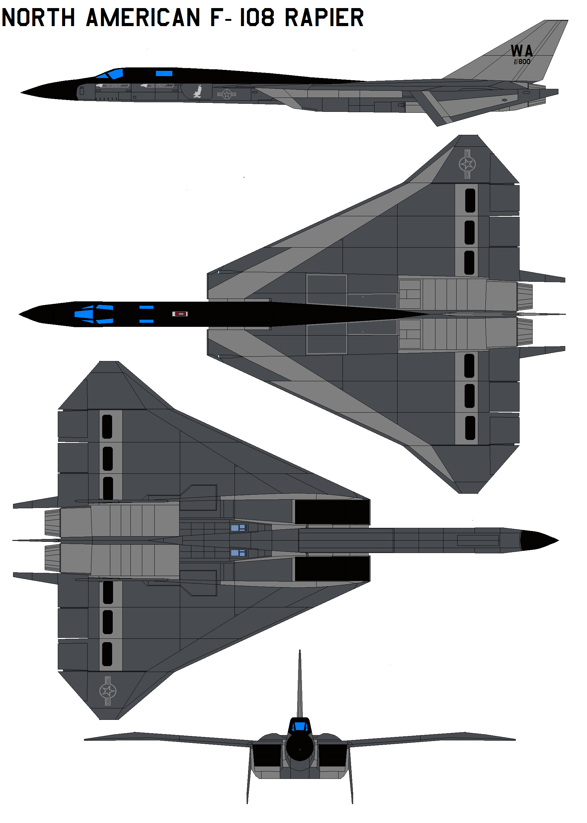 North American F-108 Rapier by bagera3005 on DeviantArt