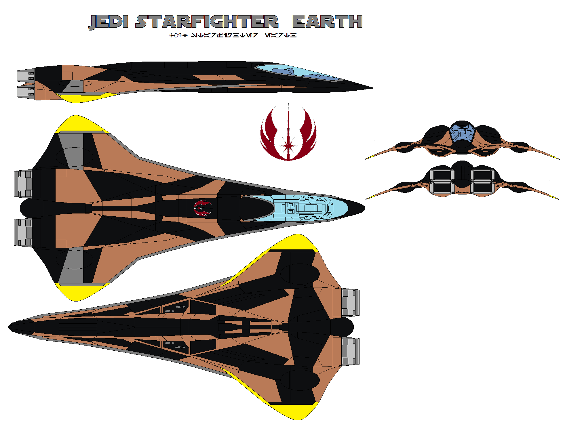 JEDI starfighter  earth