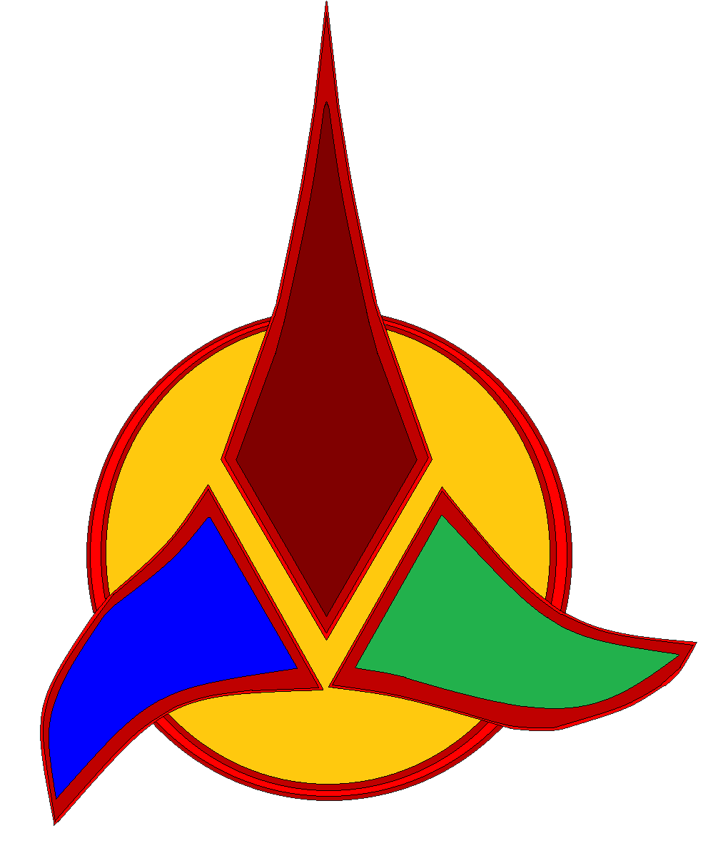 Emblem of the Klingon Empire classic