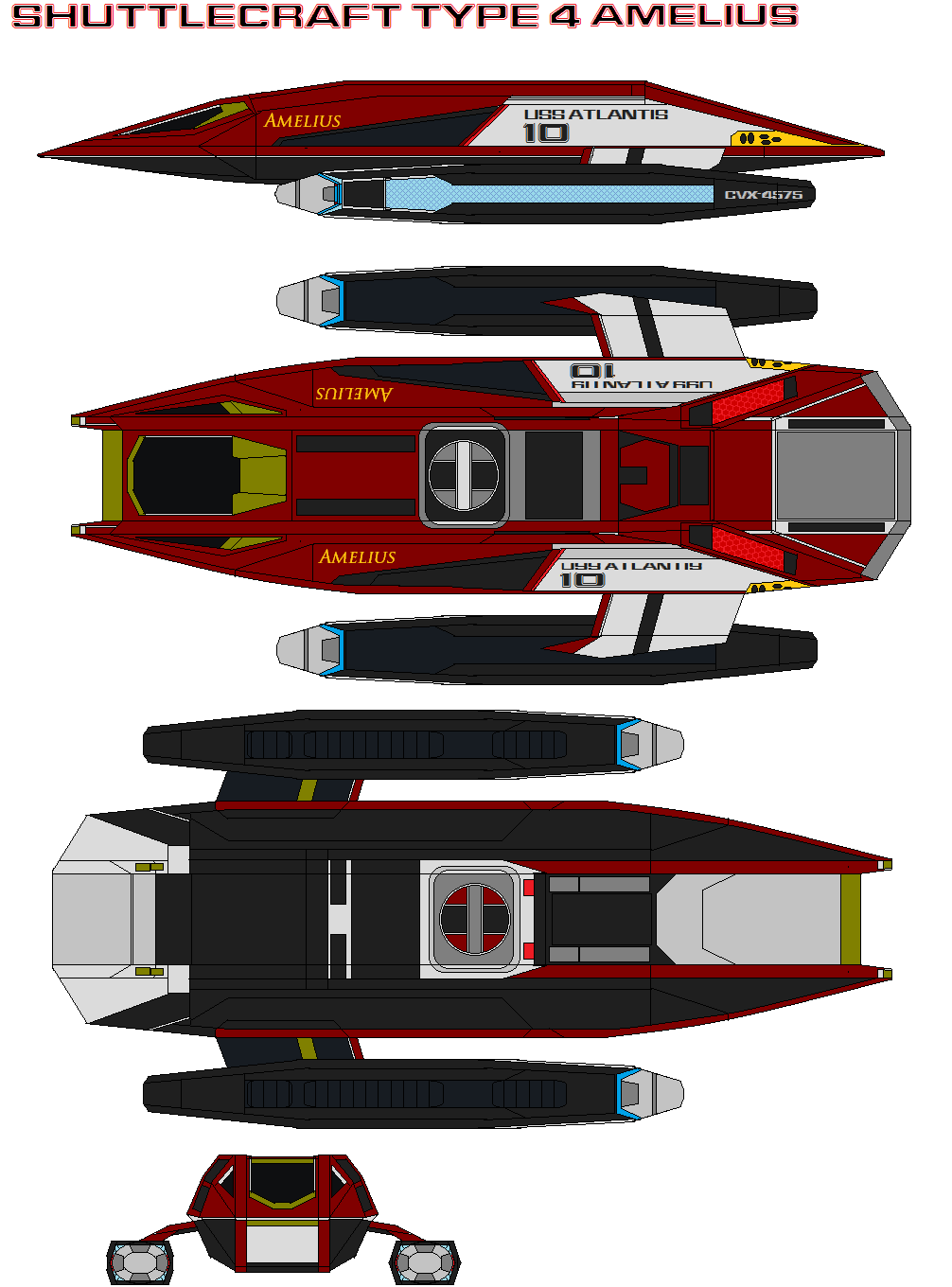 Type 8 Shuttlecraft shuttlecraft type 4 Amelius by bagera3005 on DeviantArt